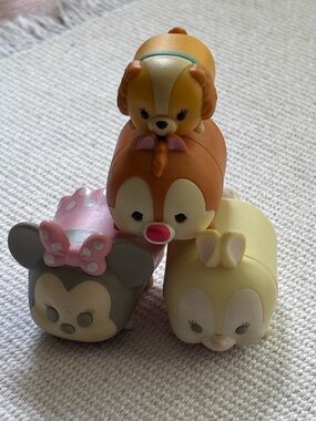 Disney Tsum Tsum Series 5 Pastel Parade Chip, Dale & Minnie & Thumper